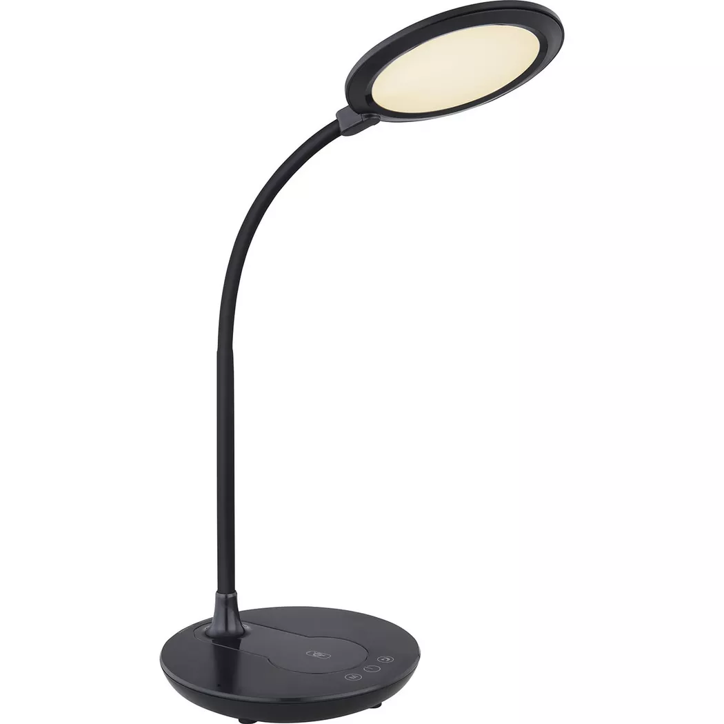 mutoni – Tischleuchte Regina Kunststoff LED, One Size, Schwarz