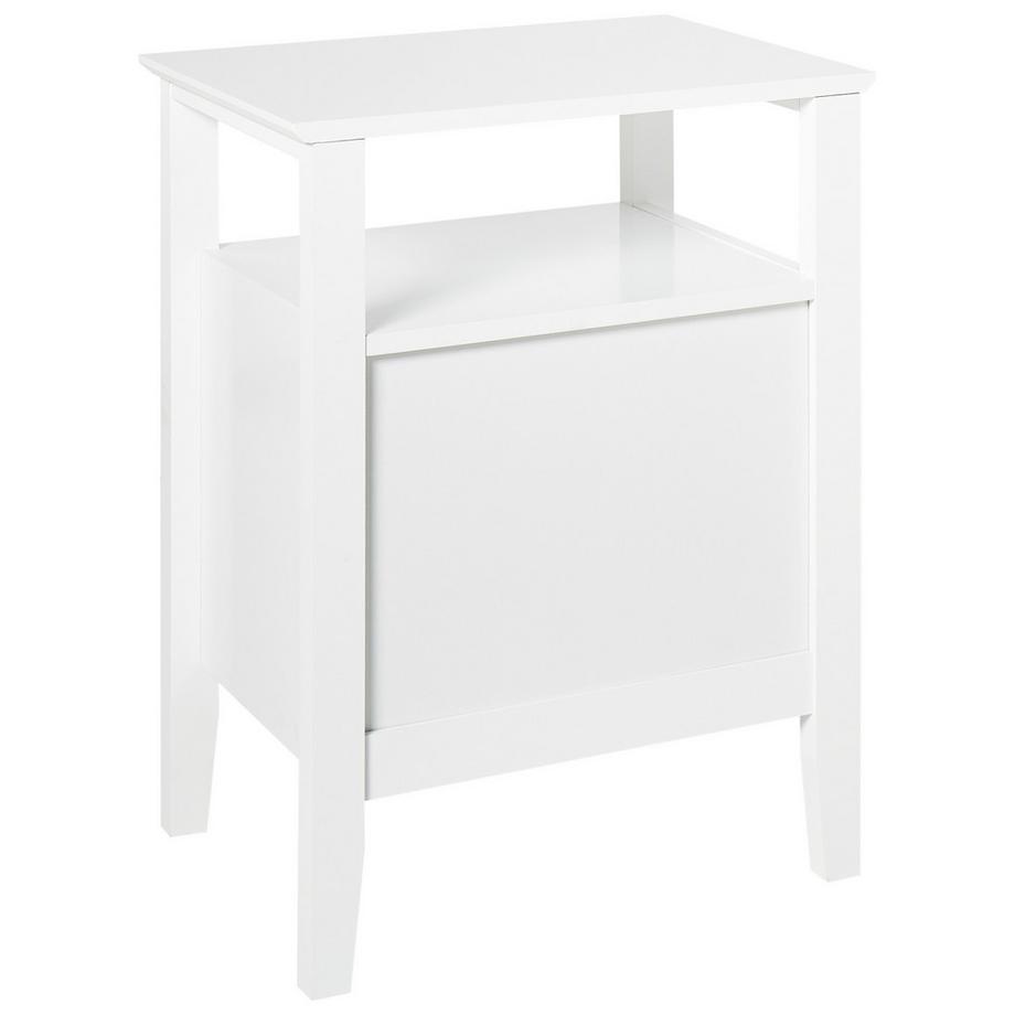 Beliani Comodino 2 cassetti en Fibra a media densità (MDF) Minimalista ASSISI  