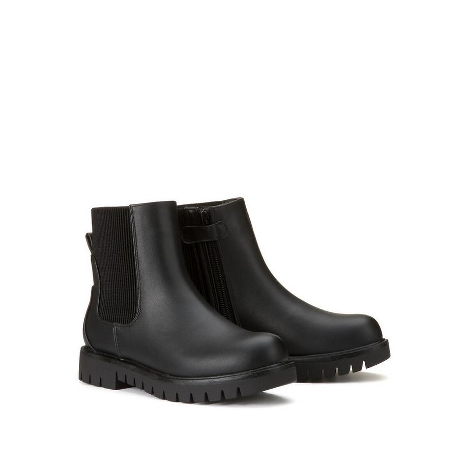 Bottines montantes zippées
