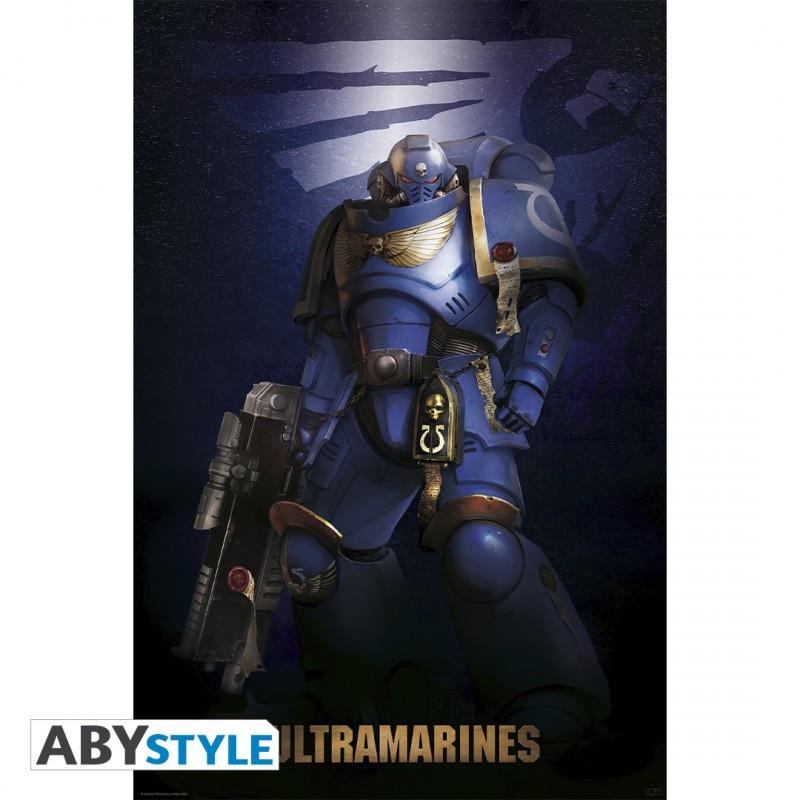 Image of Poster - Gerollt und mit Folie versehen - Warhammer 40K - Ultramarine Poster - Gerollt und mit Folie versehen - Warhammer 40K - Ultramarine