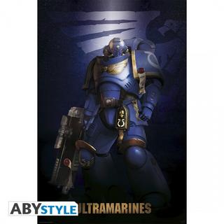 Abystyle Poster - Gerollt und mit Folie versehen - Warhammer 40K - Ultramarine  
