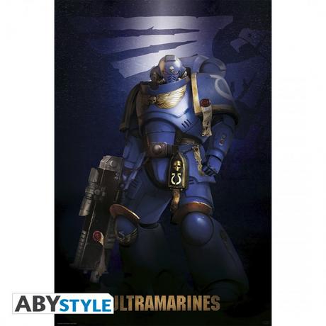 Abystyle Poster - Gerollt und mit Folie versehen - Warhammer 40K - Ultramarine  