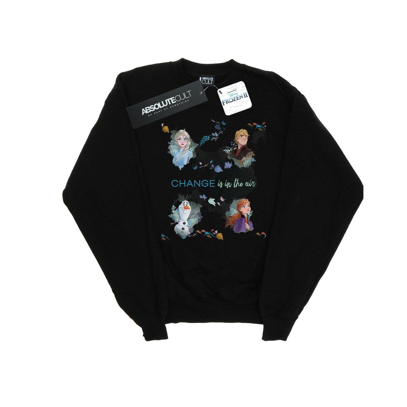 Image of Frozen 2 Change Is In The Air Sweatshirt Unisex Schwarz 116