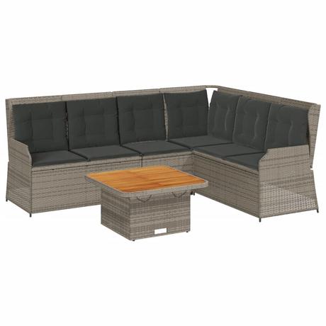 VidaXL Garten-lounge-set poly-rattan  