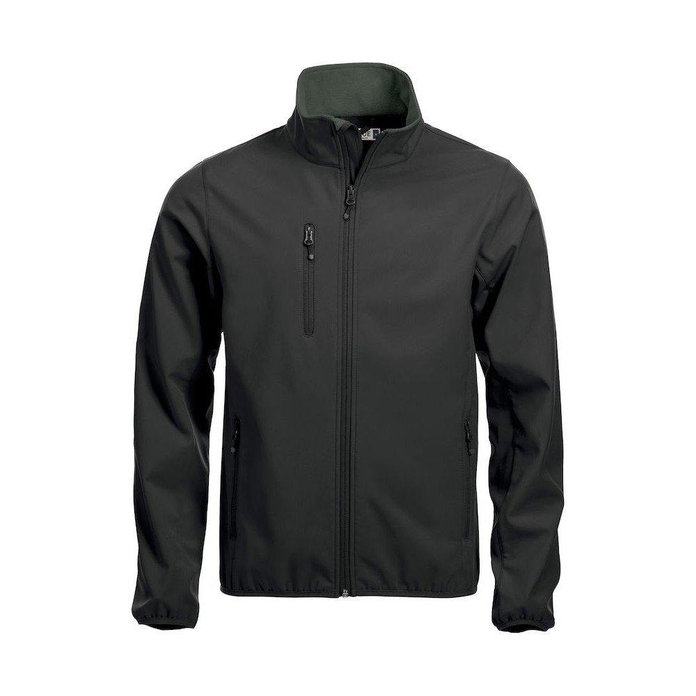 Image of Basic Softshelljacke Herren Schwarz 3XL