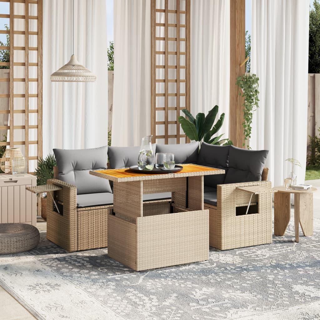 VidaXL Garten sofagarnitur poly-rattan  