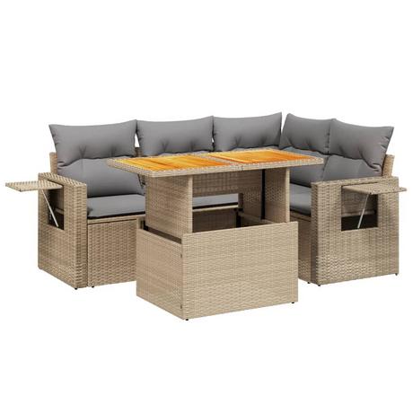 VidaXL Garten sofagarnitur poly-rattan  