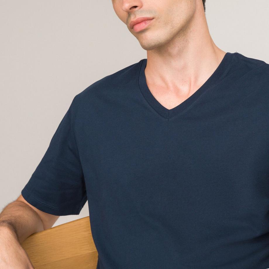 La Redoute Collections T-Shirt Col V Manches Courtes  