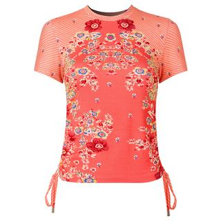 Joe Browns Top in Jersey con Volant Stampa Floreale  