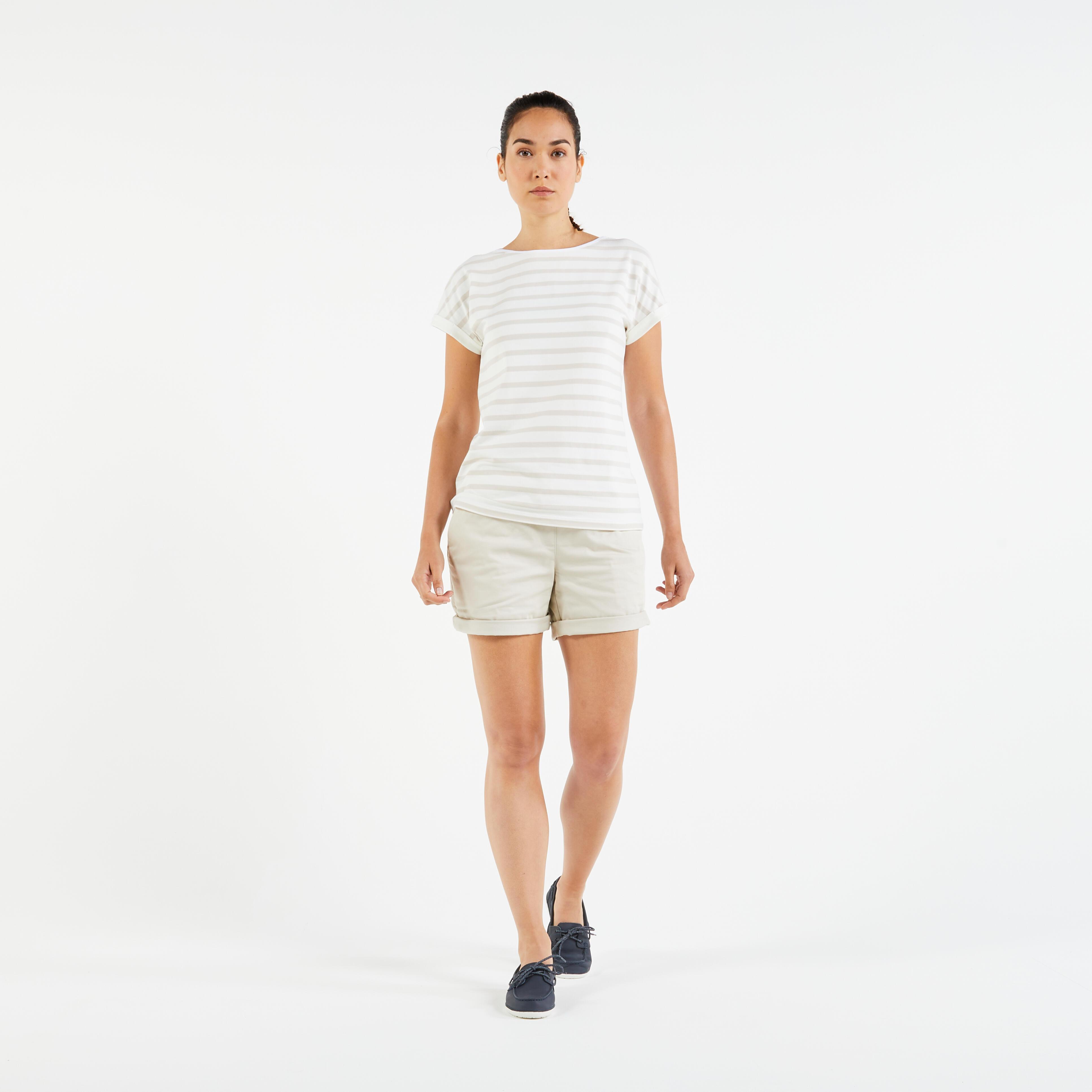 Image of Shorts - Sailing 100 Damen Beige Medium L