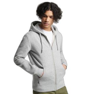 Superdry  felpa in cotone biologico con cappuccio e zip uperdry vintage 