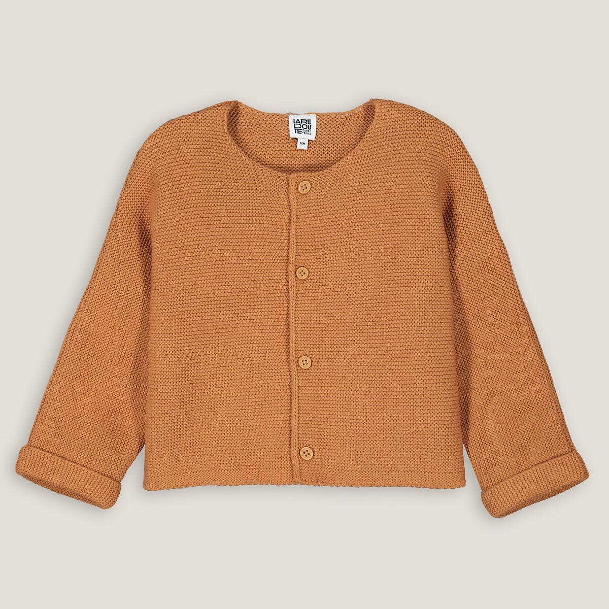 Image of Strickjacke Mit Knopfverschluss Unisex Rot 6 mesi