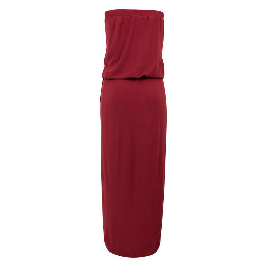 URBAN CLASSICS Robe Bandeau avec ourlet asymétrique  