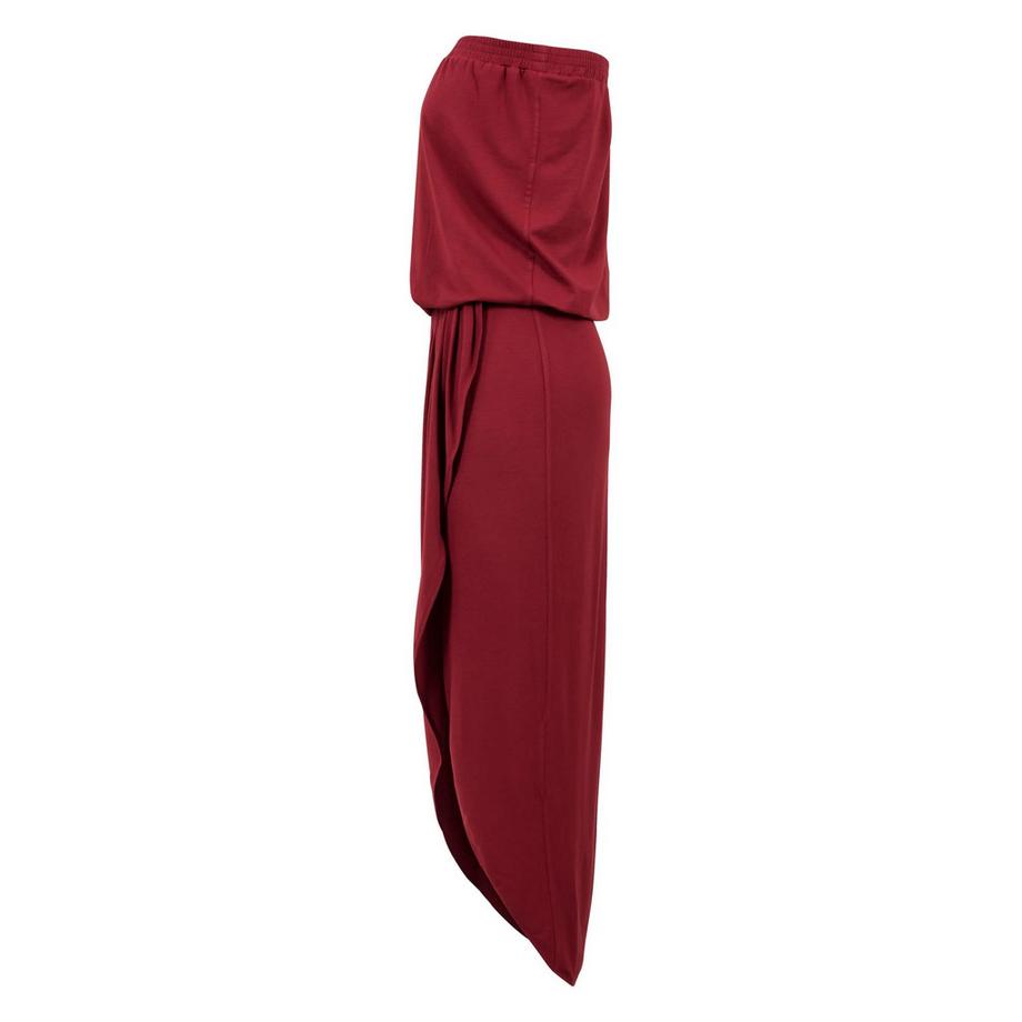 URBAN CLASSICS Robe Bandeau avec ourlet asymétrique  