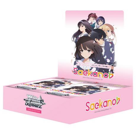 Bushiroad  Saekano♭ How to Raise a Boring Girlfriend. flat Booster Display - Weiss Schwarz TCG - EN 