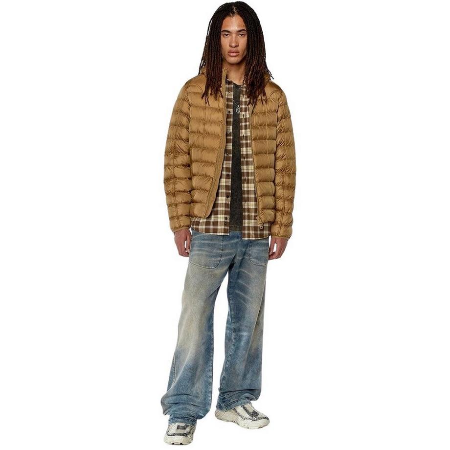DIESEL Gesteppte Jacke mit Kapuze  
