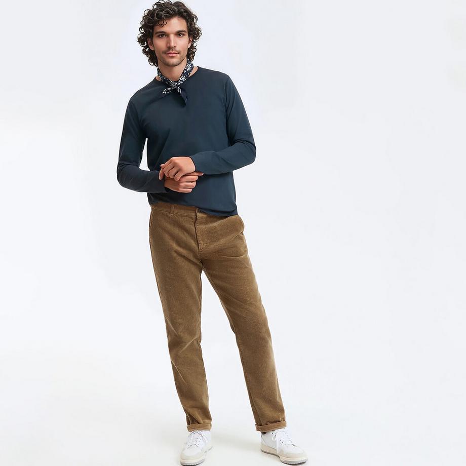 La Redoute Collections Langarmshirt Rundhalsausschnitt  