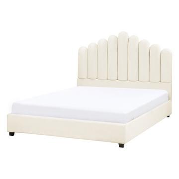 Lit avec sommier en Velours Glamour VINCENNES