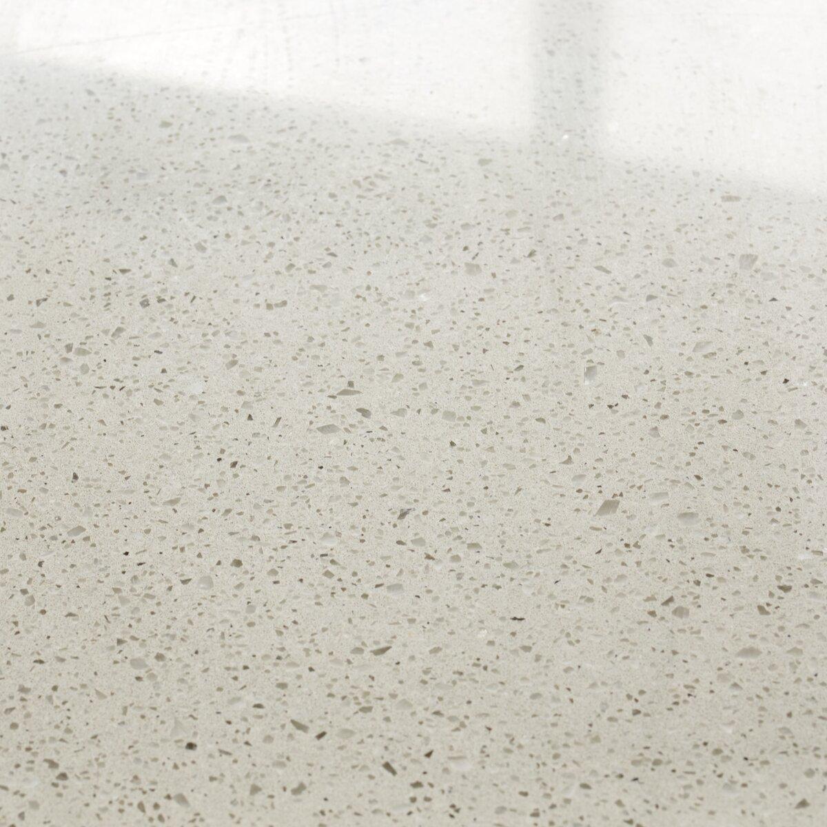 Tikamoon Paraschizzi in battuto di terrazzo premium white 145 cm Ava  