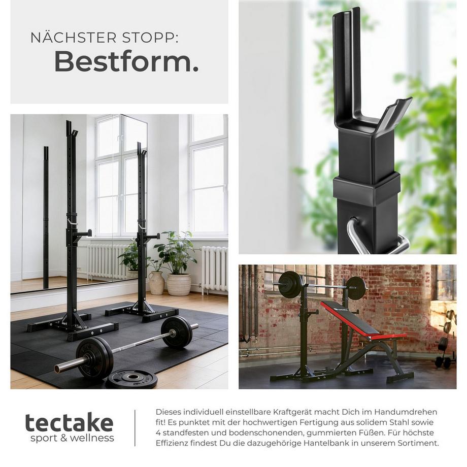 Tectake  Supporto per bilanciere  multifunzionale 