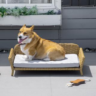 PawHut  Rattan Hundesofa 