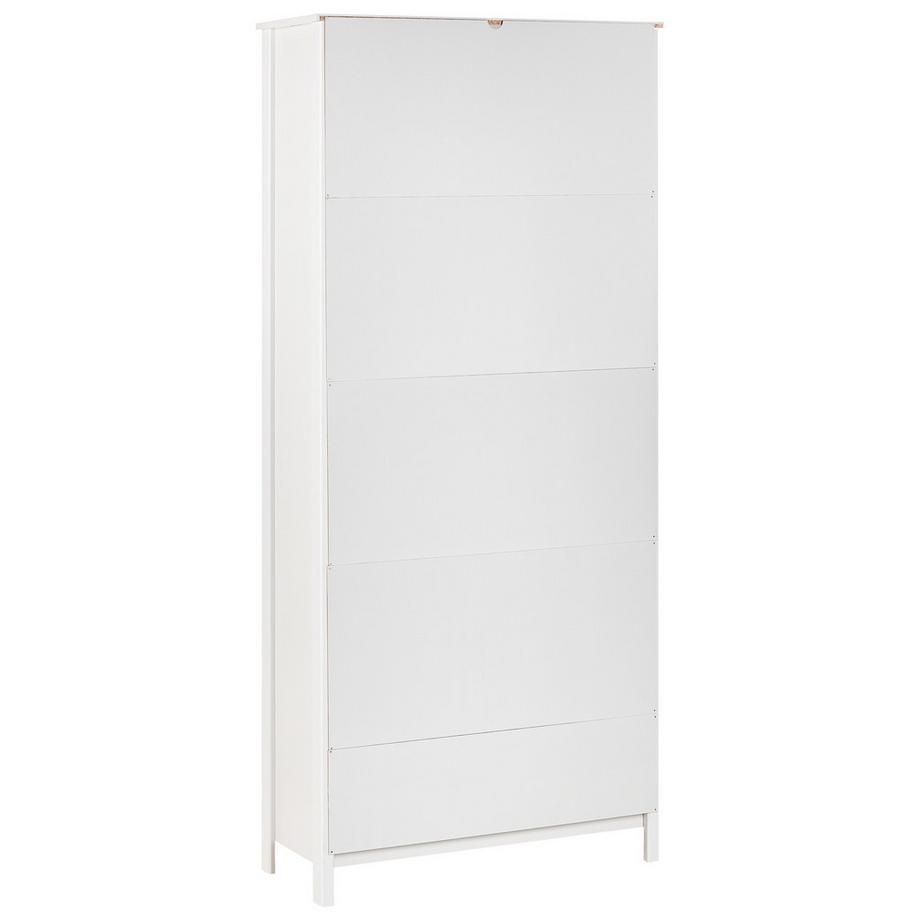 Beliani Vitrine en verre en Panneau de particules de bois Scandinave NORNALUP  