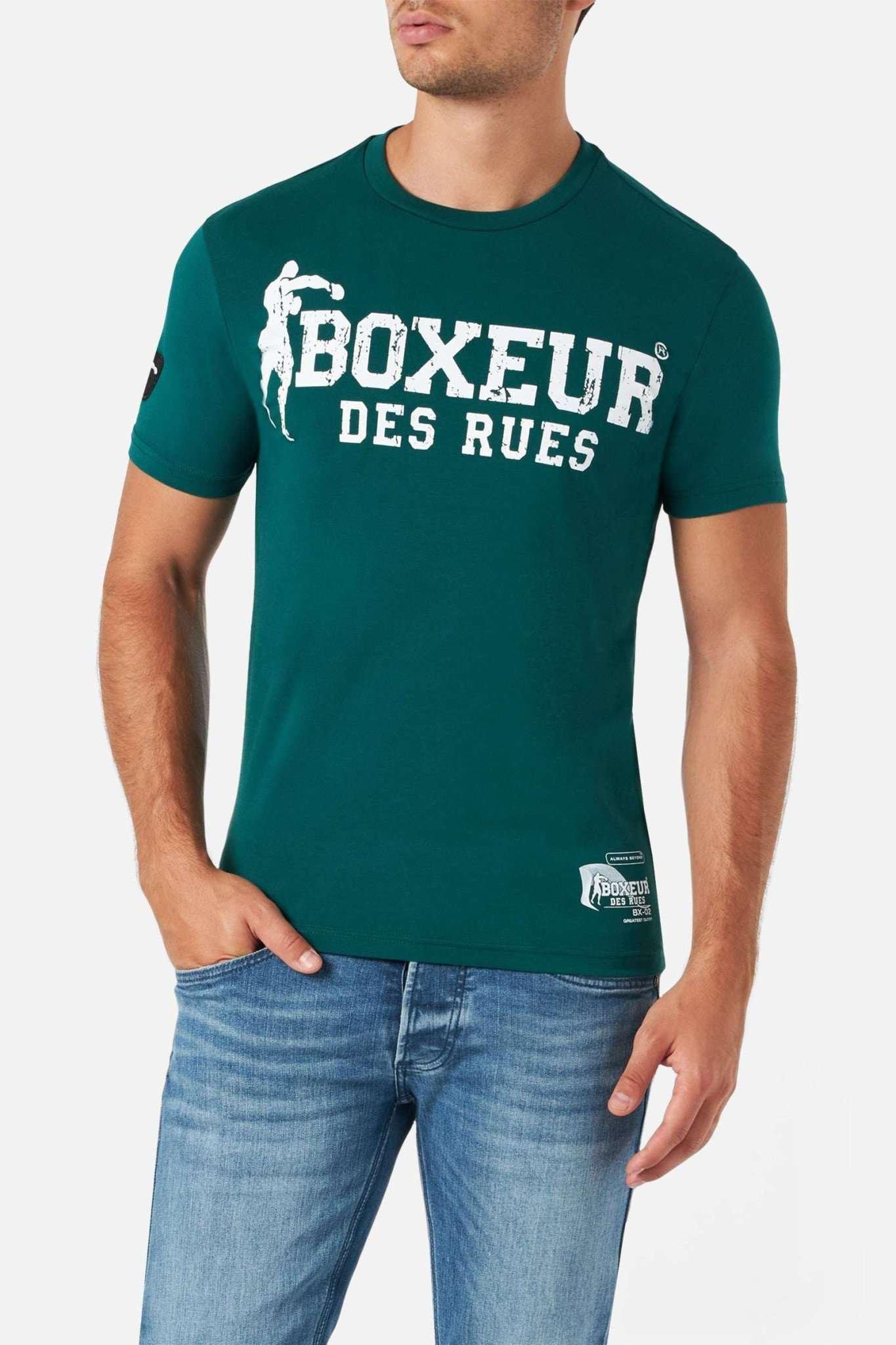 Image of T-shirts T-shirt Boxeur Street 2 Herren Grün XL