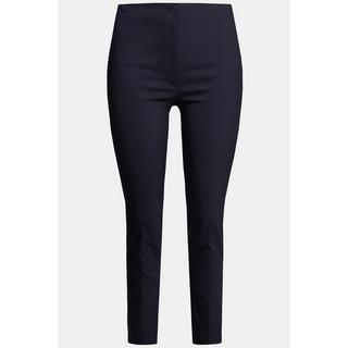 Ulla Popken  Cotton-Elasthan-Hose Sienna, Slim, hochelastisch, Elastikbund 