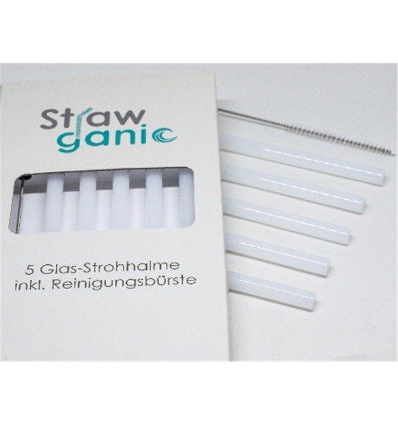 Image of Strawganic White Straight Trinkhalm - ONE SIZE