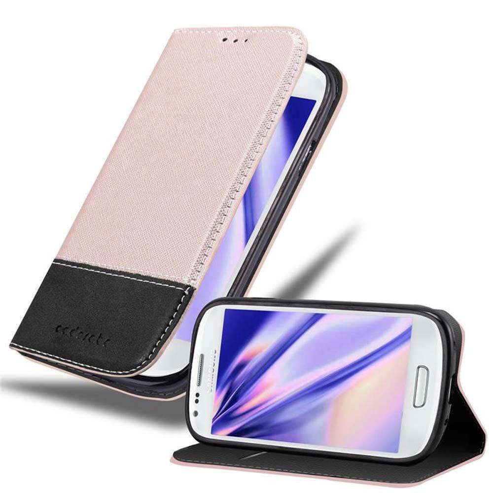 Cadorabo  Housse compatible avec Samsung Galaxy S3 MINI - Coque de protection avec fermeture magnétique, fonction de support et compartiment pour carte 