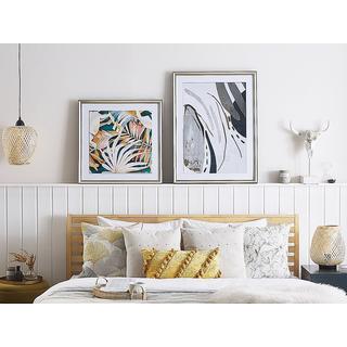 Beliani Imprimé mural encadré en Papier Moderne HIDMO  