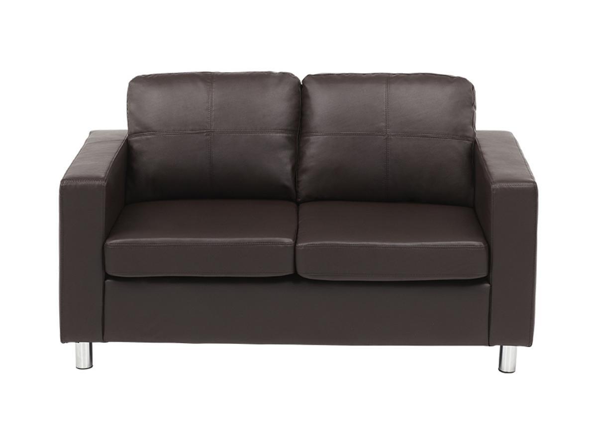 Vente-unique Sofa 2Sitzer Kunstleder ACKLEY  