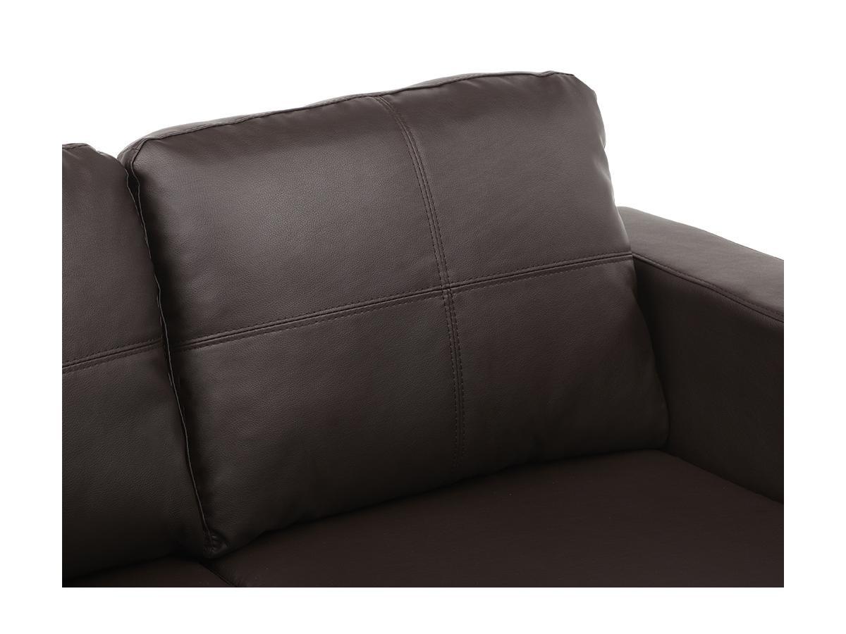 Vente-unique Sofa 2Sitzer Kunstleder ACKLEY  