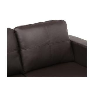 Vente-unique Sofa 2Sitzer Kunstleder ACKLEY  