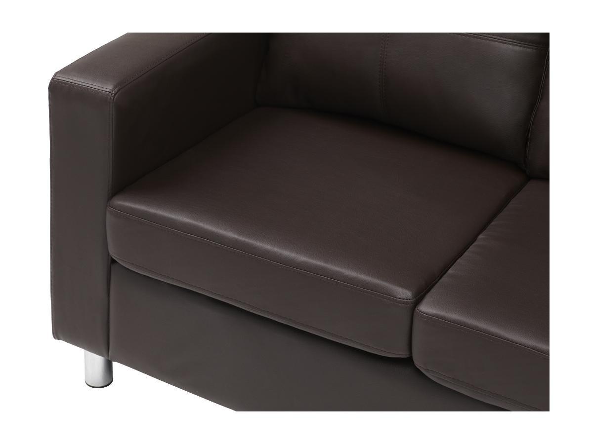 Vente-unique Sofa 2Sitzer Kunstleder ACKLEY  