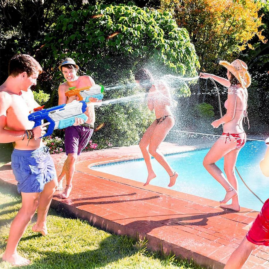 Activity-board  Wasserpistole für Kinder und Erwachsene, 3 Stück Wasserpistolen Wasserspritzblaster mit großer Schussweite 