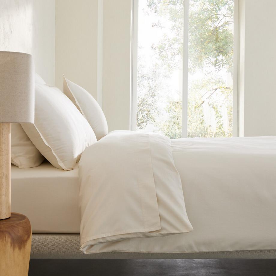 AM.PM Saria Housse de Couette Satin de Coton Lavé  