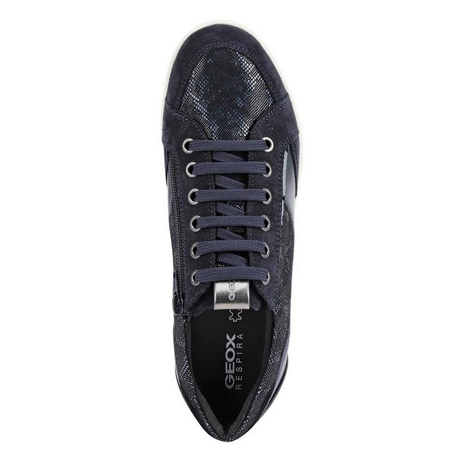 GEOX Myria Sneakers con Zeppa in Pelle  