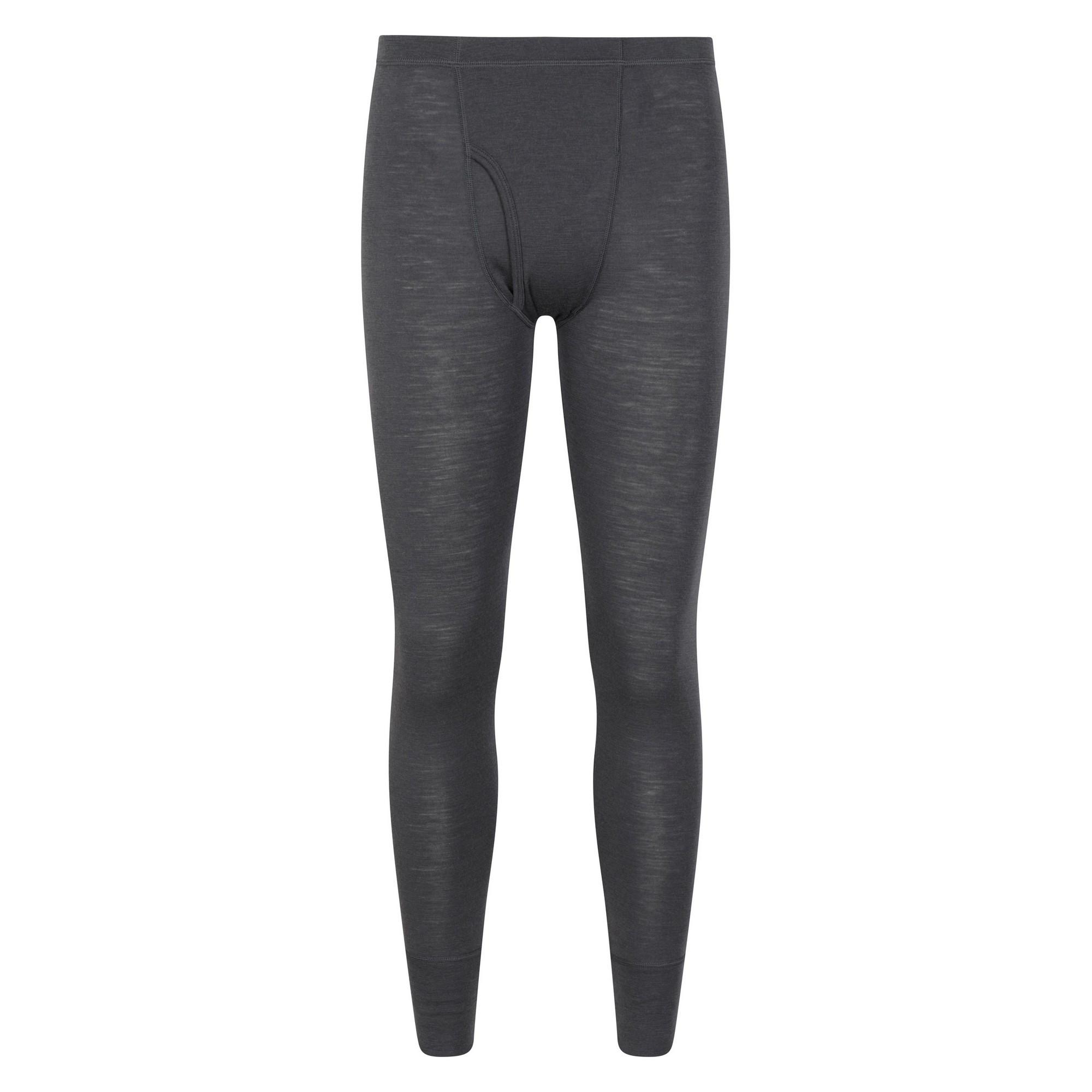 Image of Merino Ii Thermounterhose Unisex Schwarz L