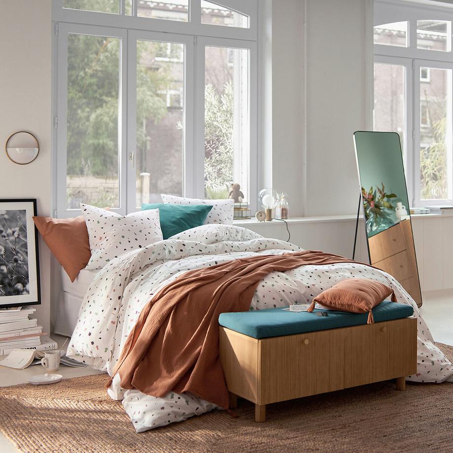 La Redoute Intérieurs  Betthusse Abella aus gewaschenem Leinen 