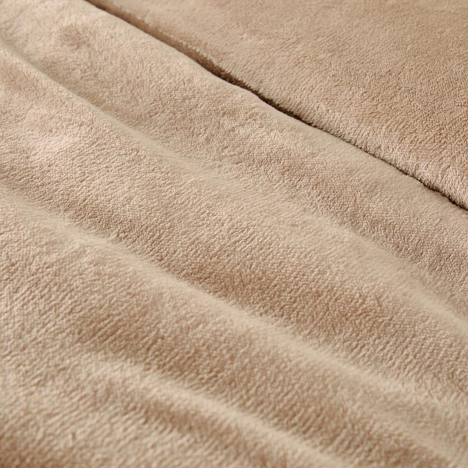 SO'HOME Set Copripiumino in pile con federa quadrata  