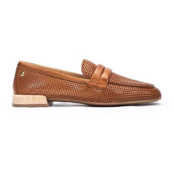 Image of Almeria - Leder Loafer Damen Braun 35