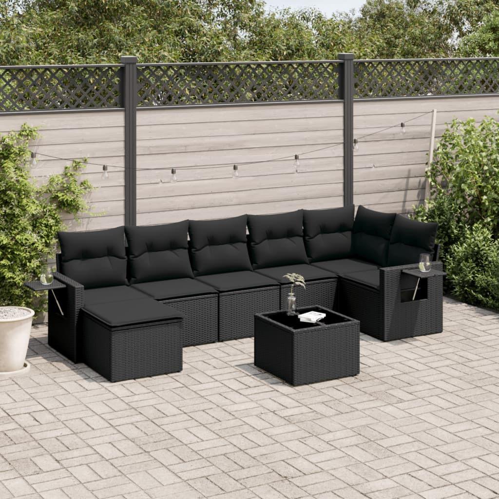 VidaXL set divano da giardino Polirattan  