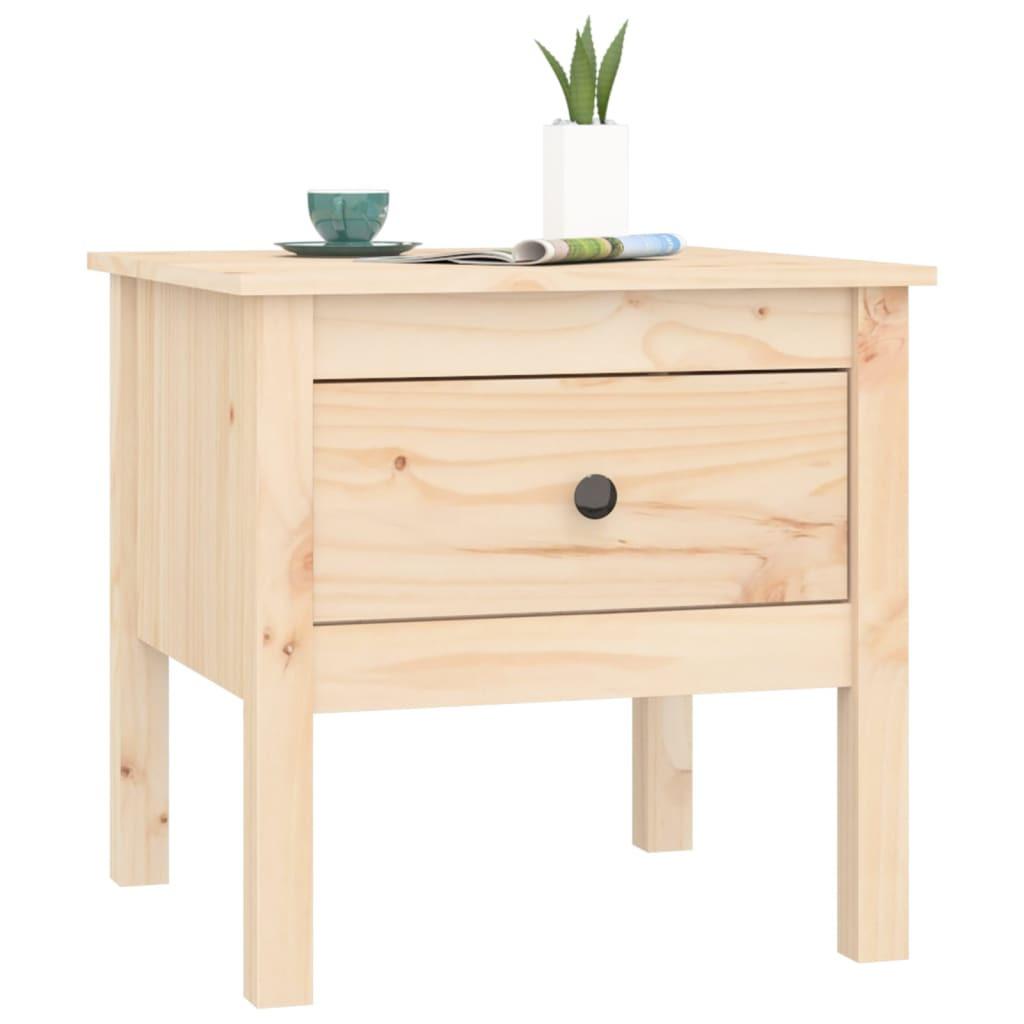 VidaXL Table d'appoint bois de pin  