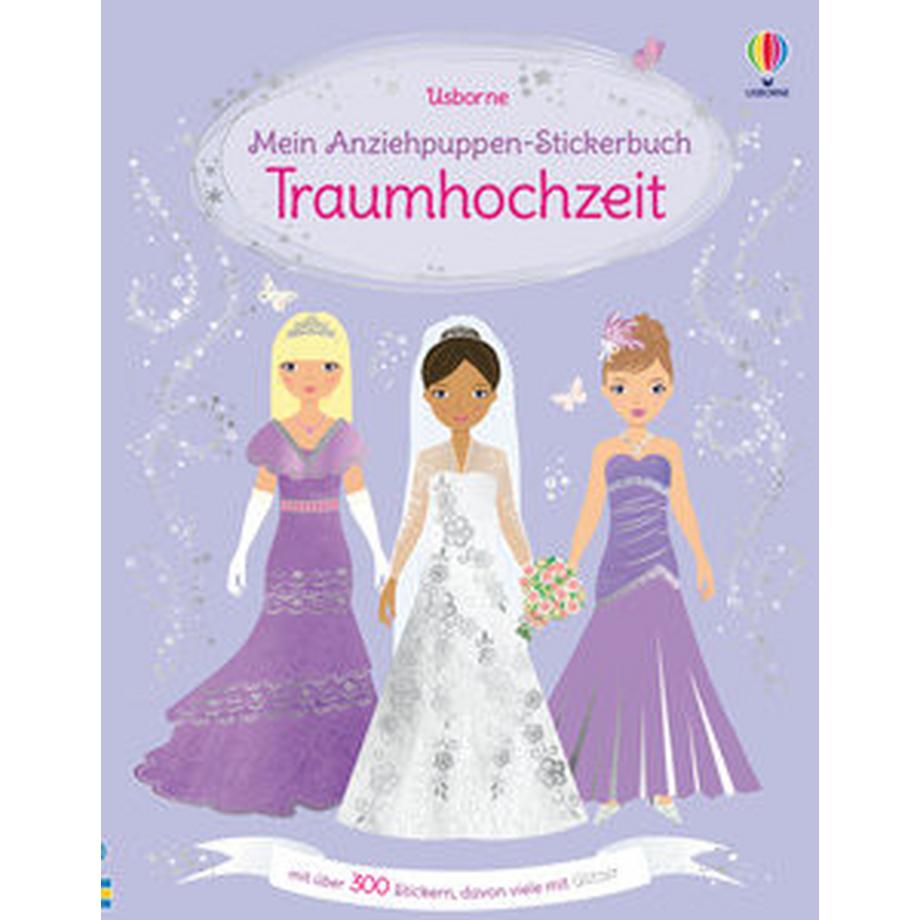Usborne  Mein Anziehpuppen-Stickerbuch: Traumhochzeit 