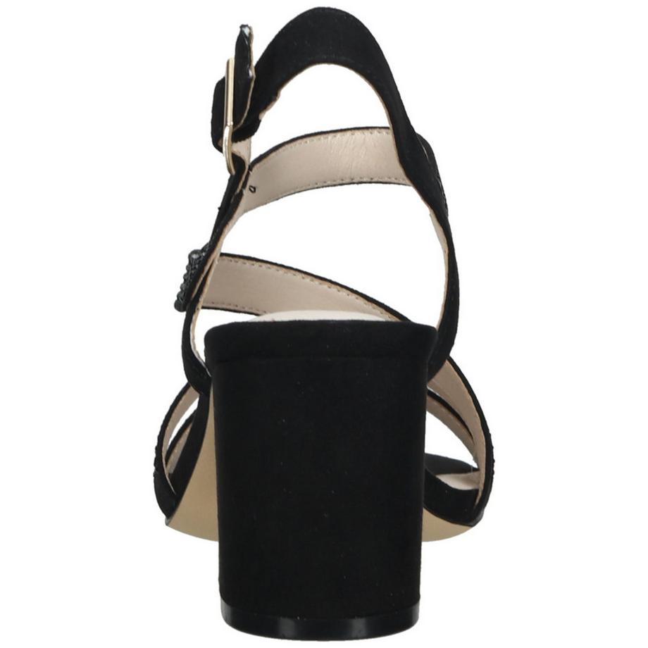La Strada Sandali con Tacco Largo e Strass  