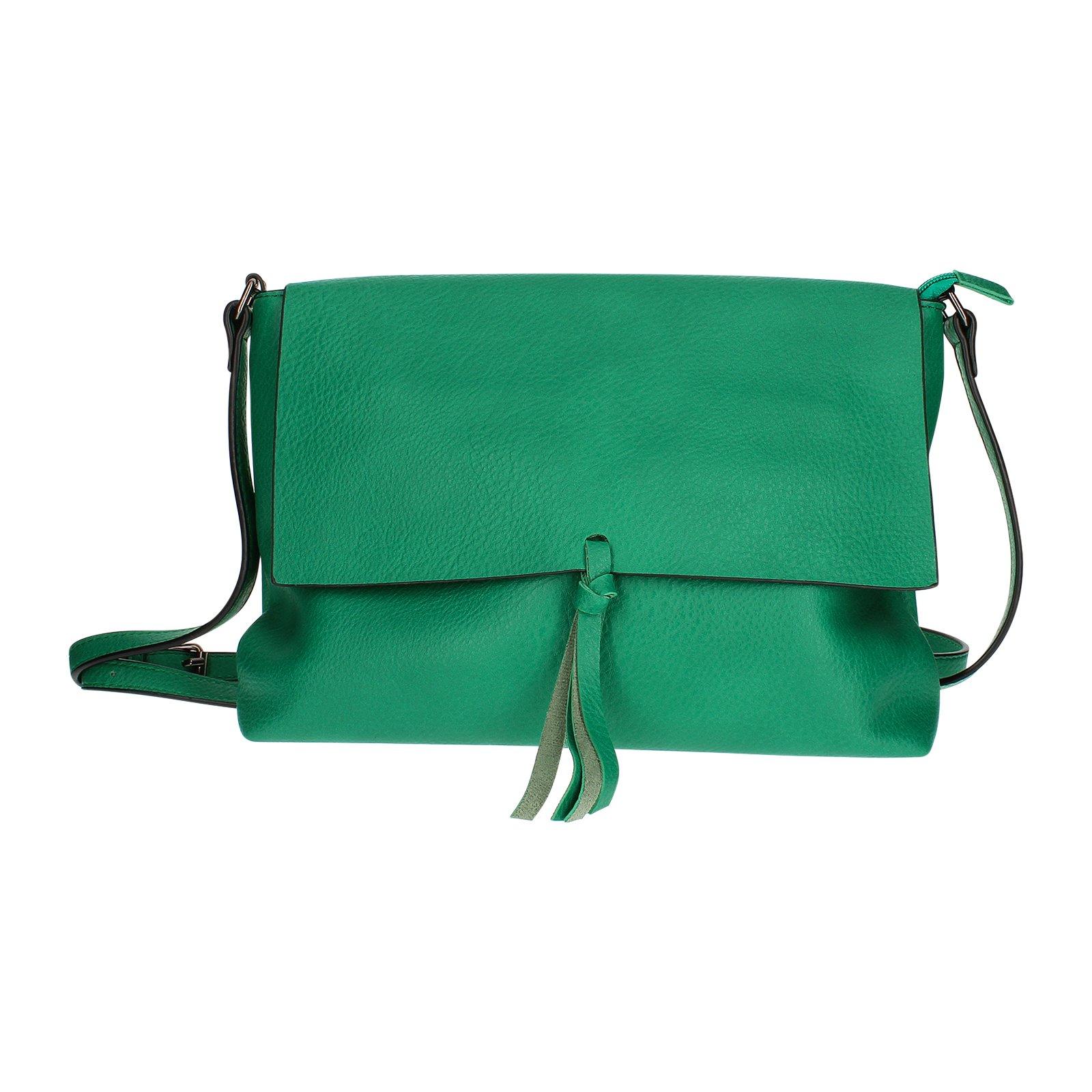 Image of Kunstleder Umhängetasche Damen Grün ONE SIZE