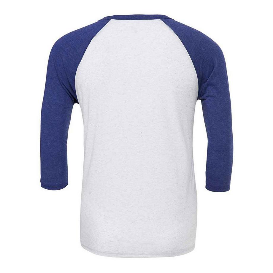 Bella + Canvas Baseball T-Shirt mit 3/4 Ärmeln  