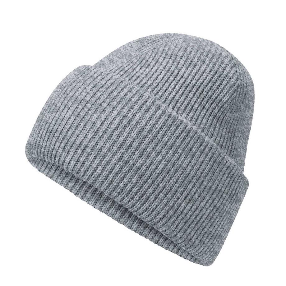 Beechfield Bonnet côtelé avec revers  