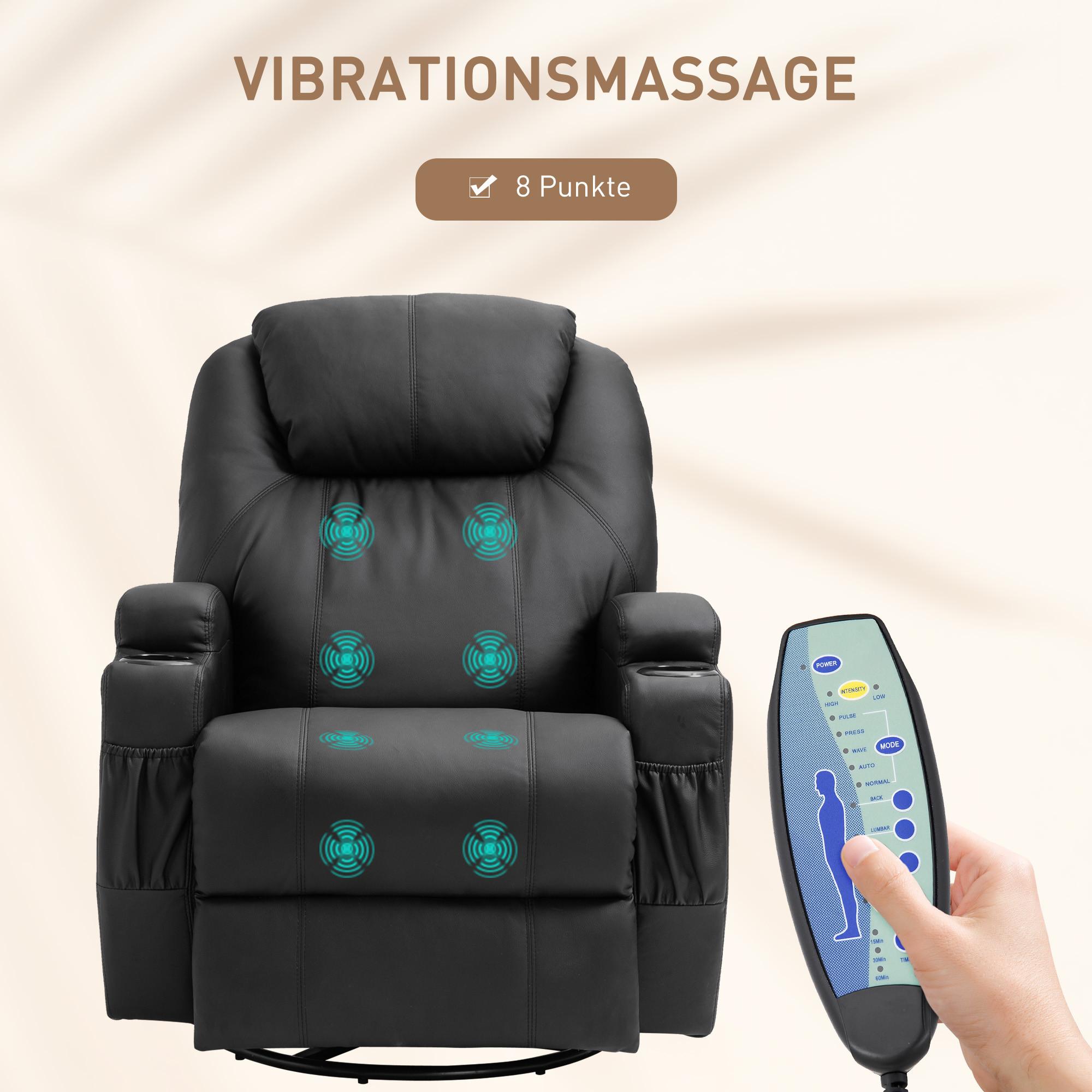 HOMCOM Chaise de massage  